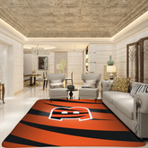 Cincinnati Bengals Football Team Carpet Living Room Bedroom Mats Kitchen Bathroom Rugs